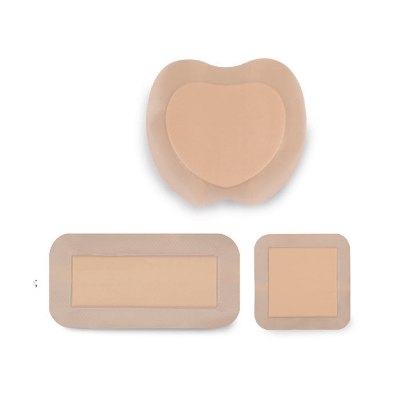 Förbandskant av silikonskum