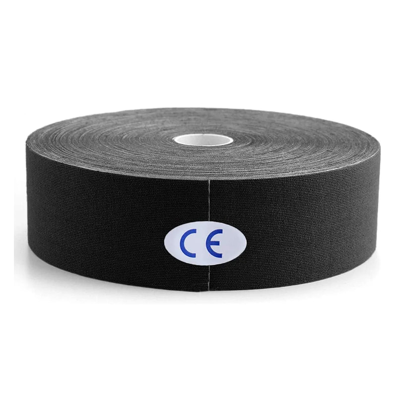 Allergivänligt andningsbar sportmuskelband Kinesiologitejp 