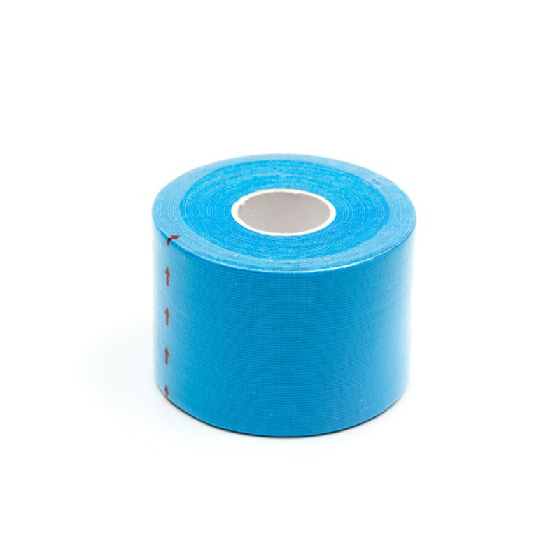 Atletisk sportterapi Kinesiologi muskeltejp för smärtlindring 