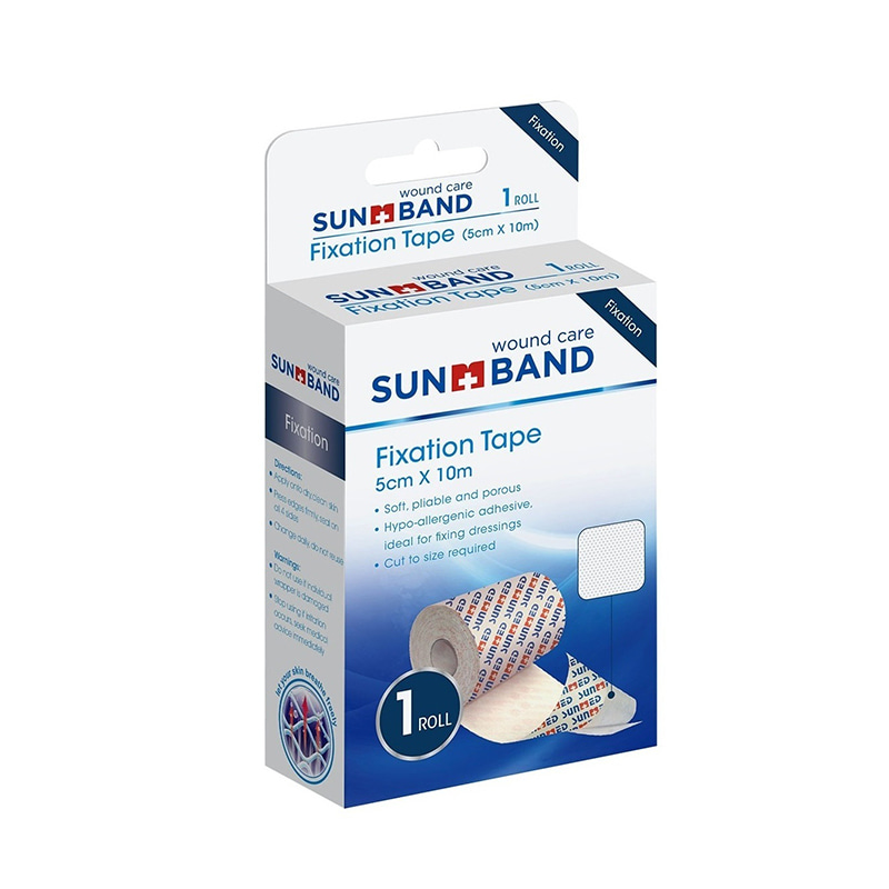 Sjukhushäftande sporttejp för retentionsförband