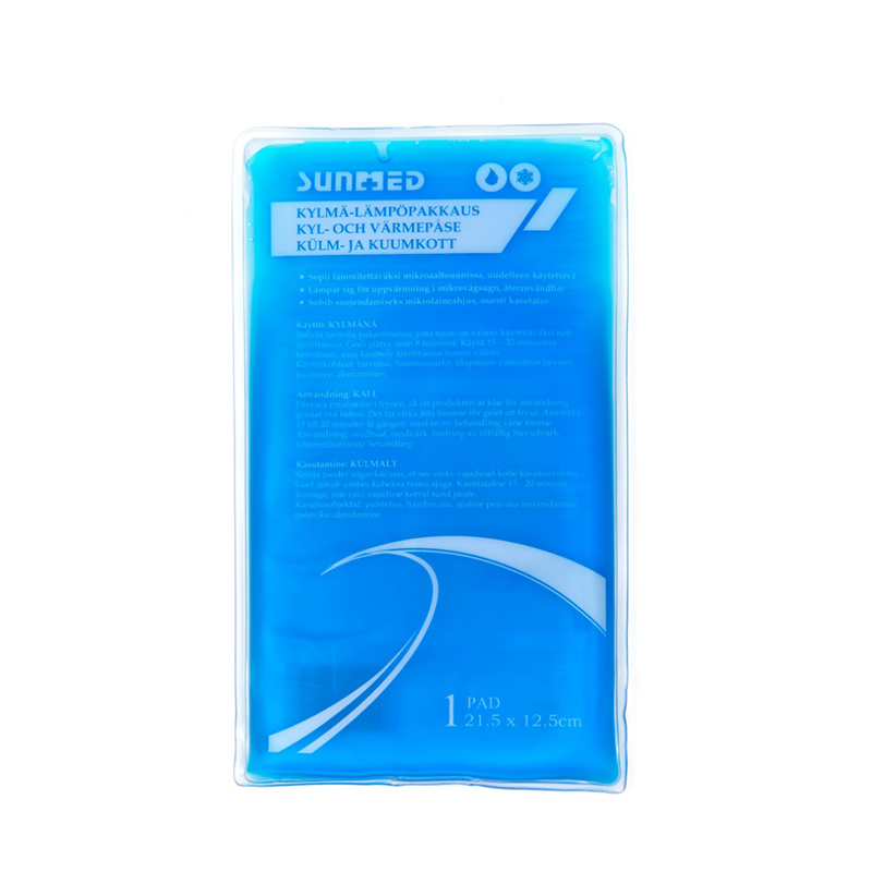 Återanvändbar flexibel mjuk gel varm och kall packning för skador 