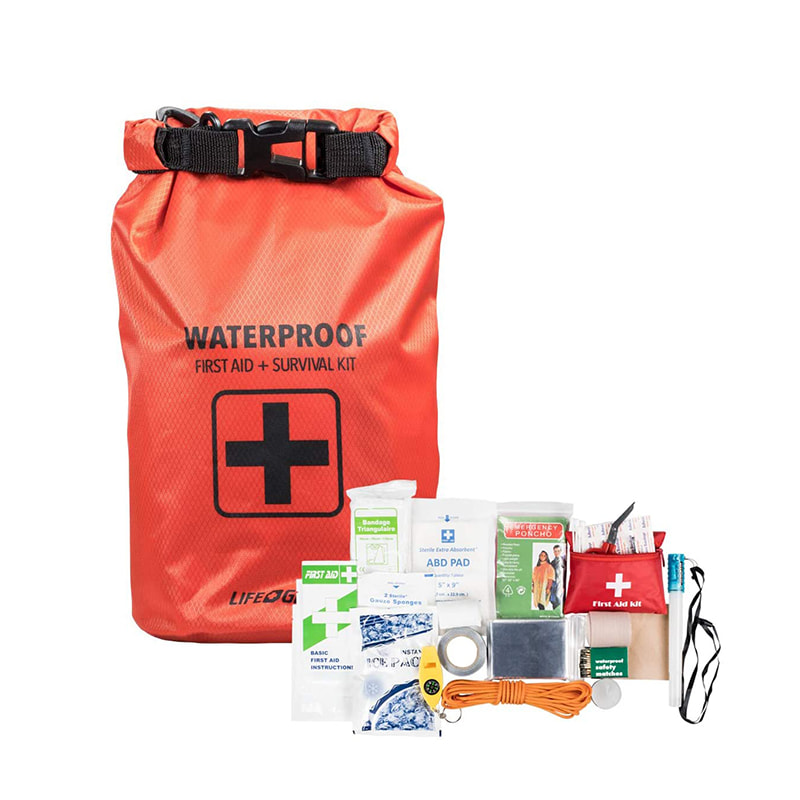 Vattentät Torrsäck Första Hjälpen-väska för fiske Kajakpaddling Båtliv Simcamping