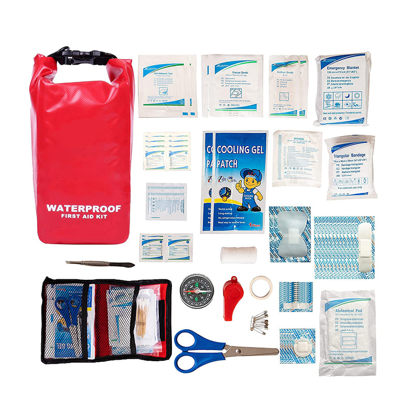 Vattentät Dry Bag First Aid Kit-väska för kajakpaddling 