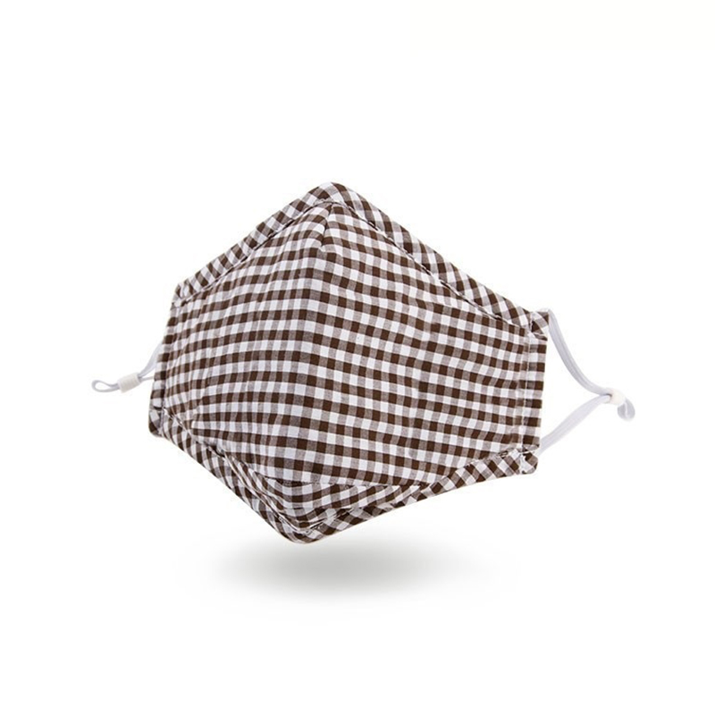 Färgglad antidamm andningsbar skyddande bomullsmask med filter 