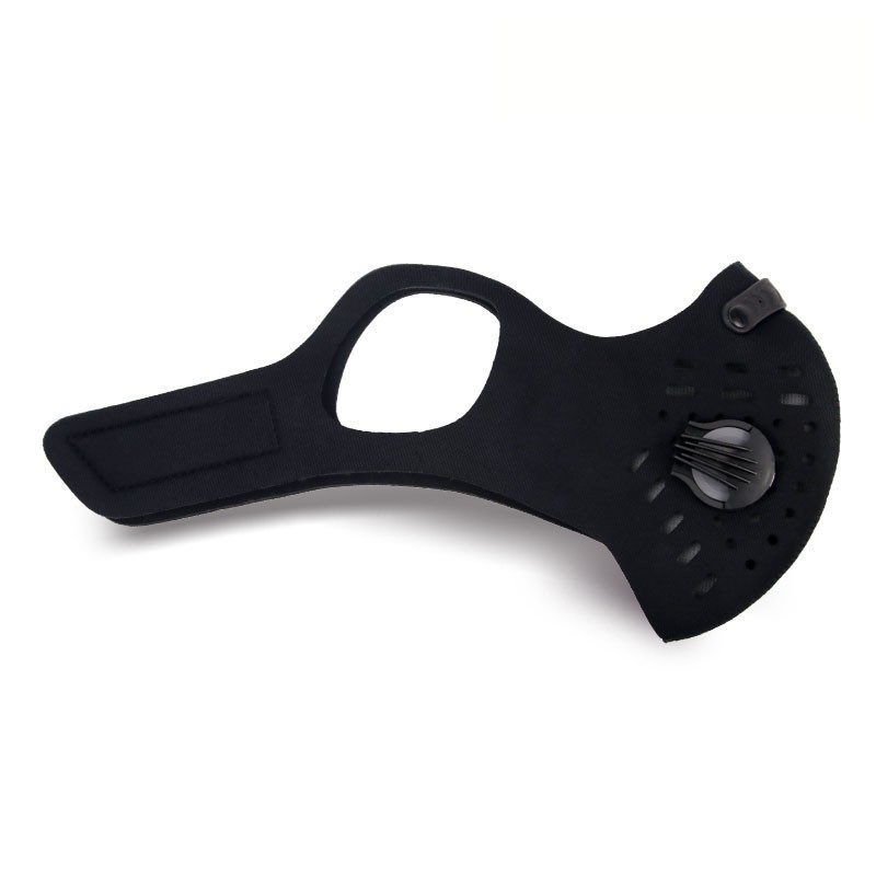 Anti Pollution Dammtät ansiktscykelmask med filter och ventil 