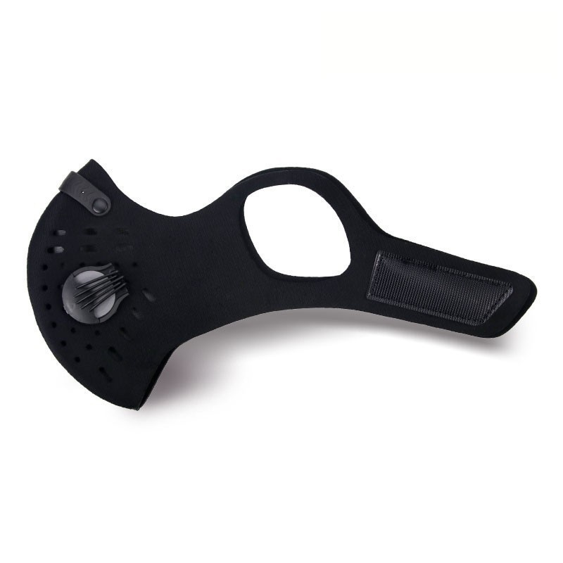 Anti Pollution Dammtät ansiktscykelmask med filter och ventil 