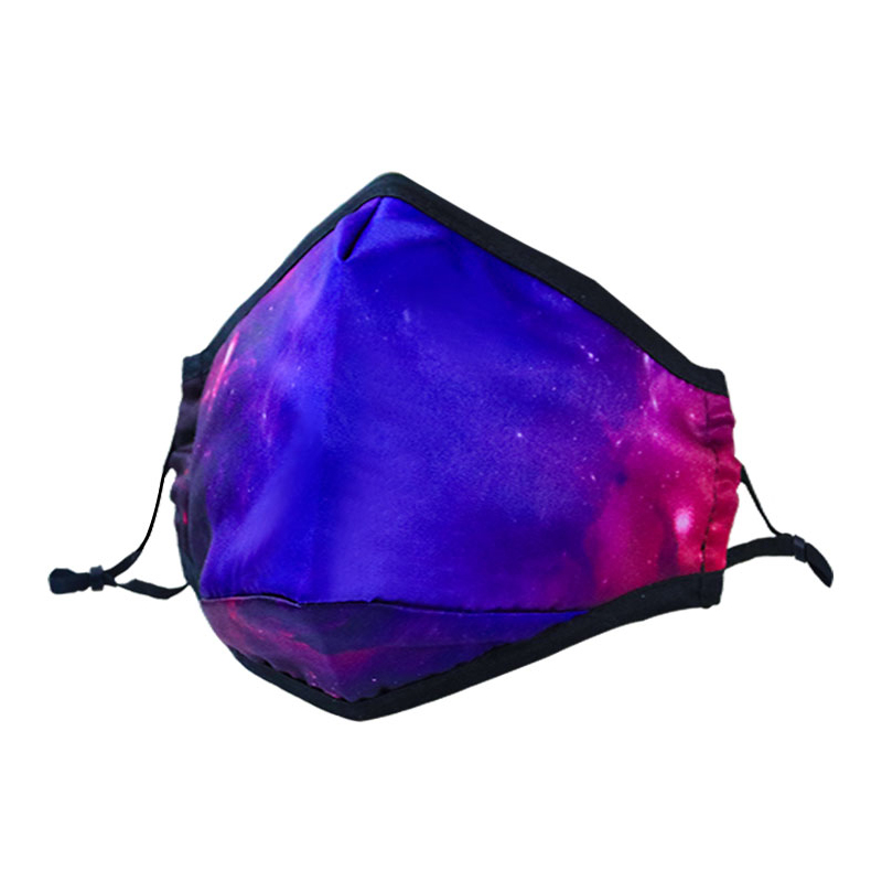 Anpassad bomullsmask för vuxna ansikten med utskrift i full storlek 