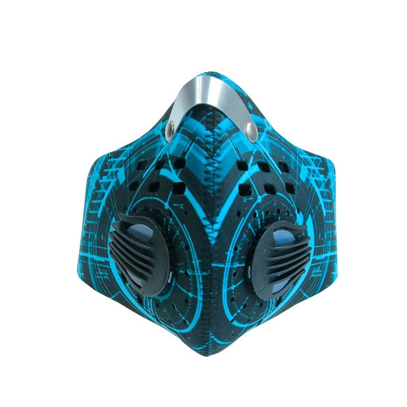 Unisex andningsbar cykelcykelmask med justerbara öronbyglar 