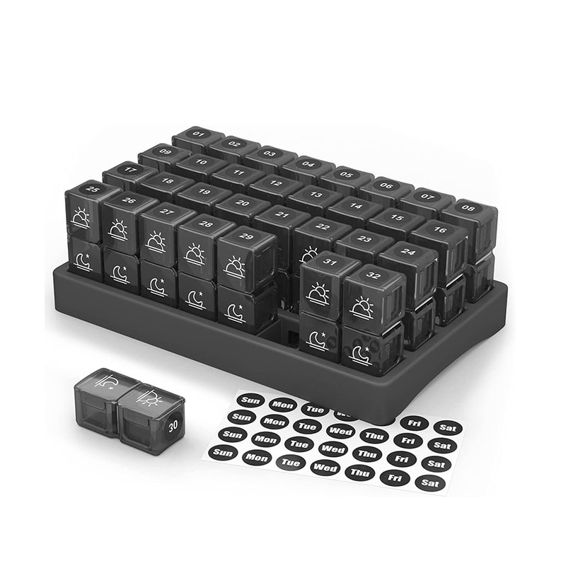 Återanvändbar månatlig veckovis daglig surfplatta för resor 