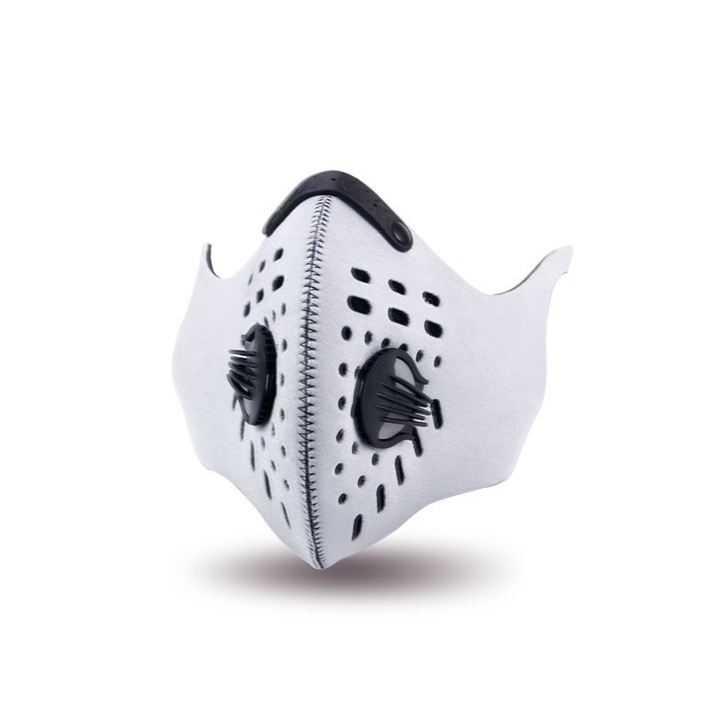 Vinter Kyltät vindtät Cykelmask Med Filter Och Ventil