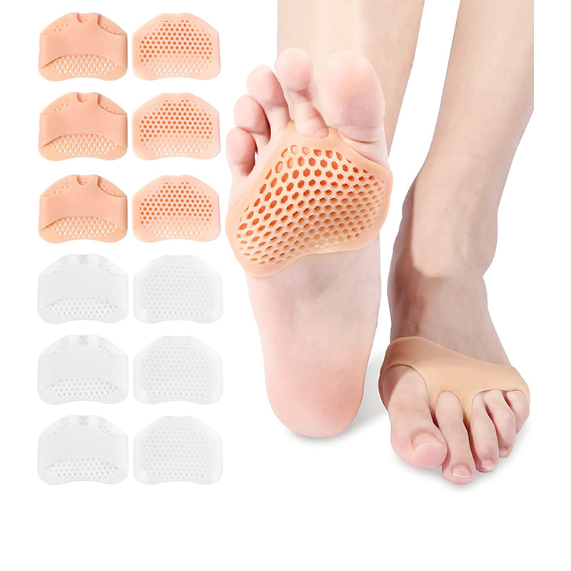 Honeycomb Gel Foot Metatarsal Pad för smärtlindring 