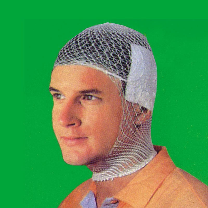 Elastiskt nätbandage Rörformad sårvård för att passa kroppsformen